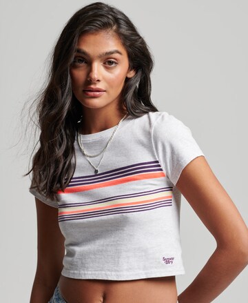 T-shirt Superdry en gris : devant