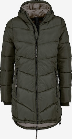 Sublevel Wintermantel in Groen: voorkant