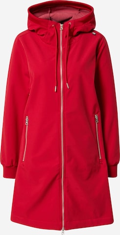 Danefae Between-Seasons Coat 'Jane' in Red: front