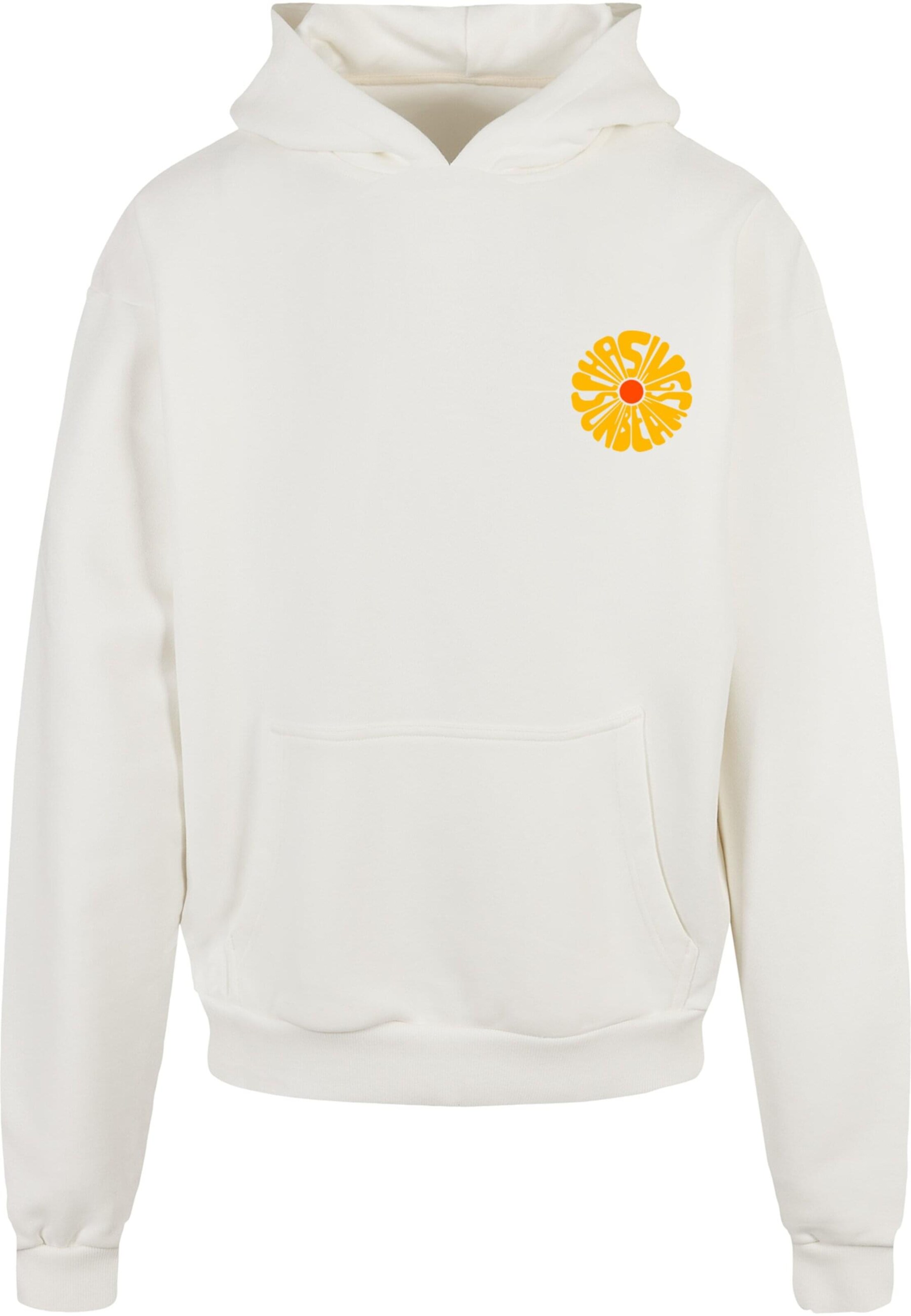 Sweat-shirt 'Sunbeams' Merchcode en blanc : devant