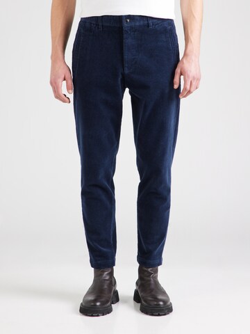 GABBA Tapered Hose 'Monza Nolo' in Blau: Vorderseite