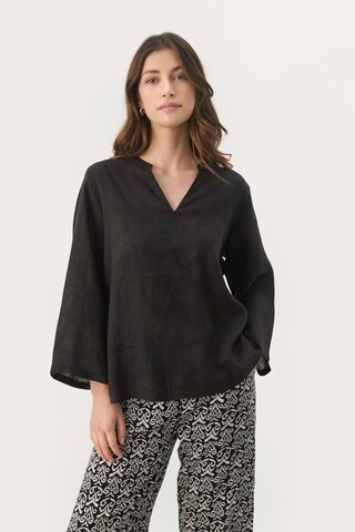 Part Two Blouse 'Gertha' in Zwart: voorkant