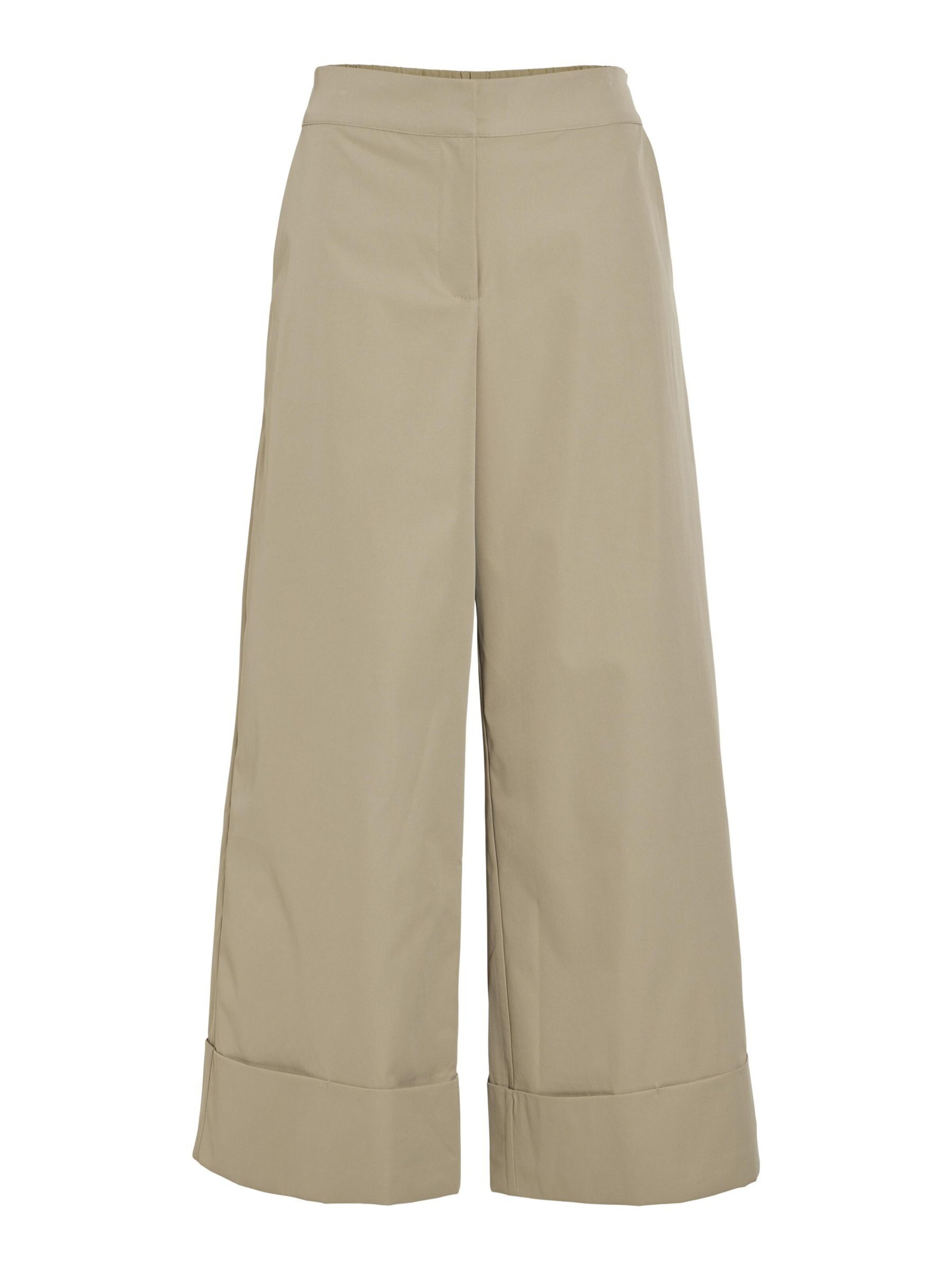 VILA Wide leg Pants in Grey: front