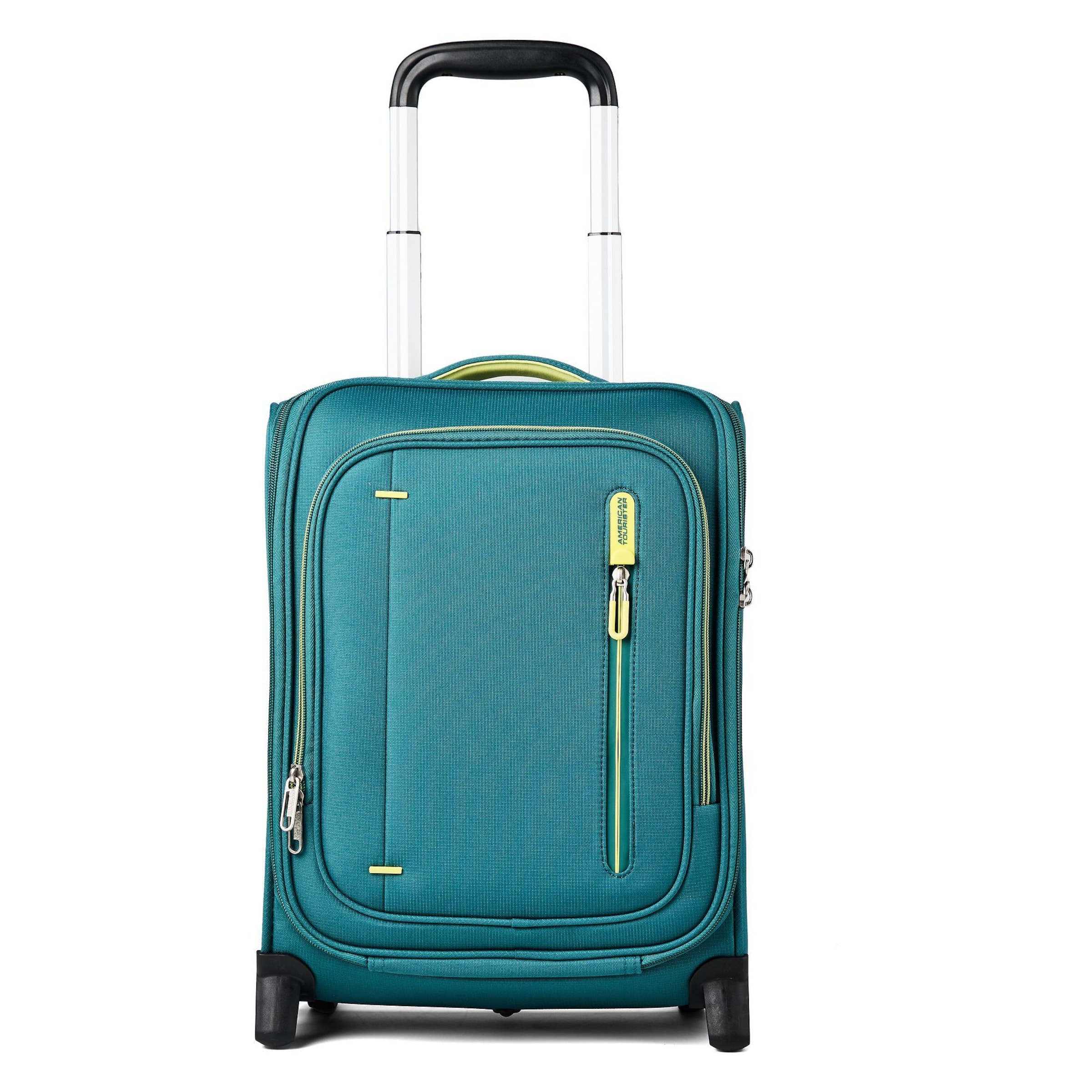 American Tourister Trolley in Blau: Vorderseite