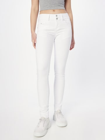 Coupe slim Jean 'Molly' LTB en blanc : devant