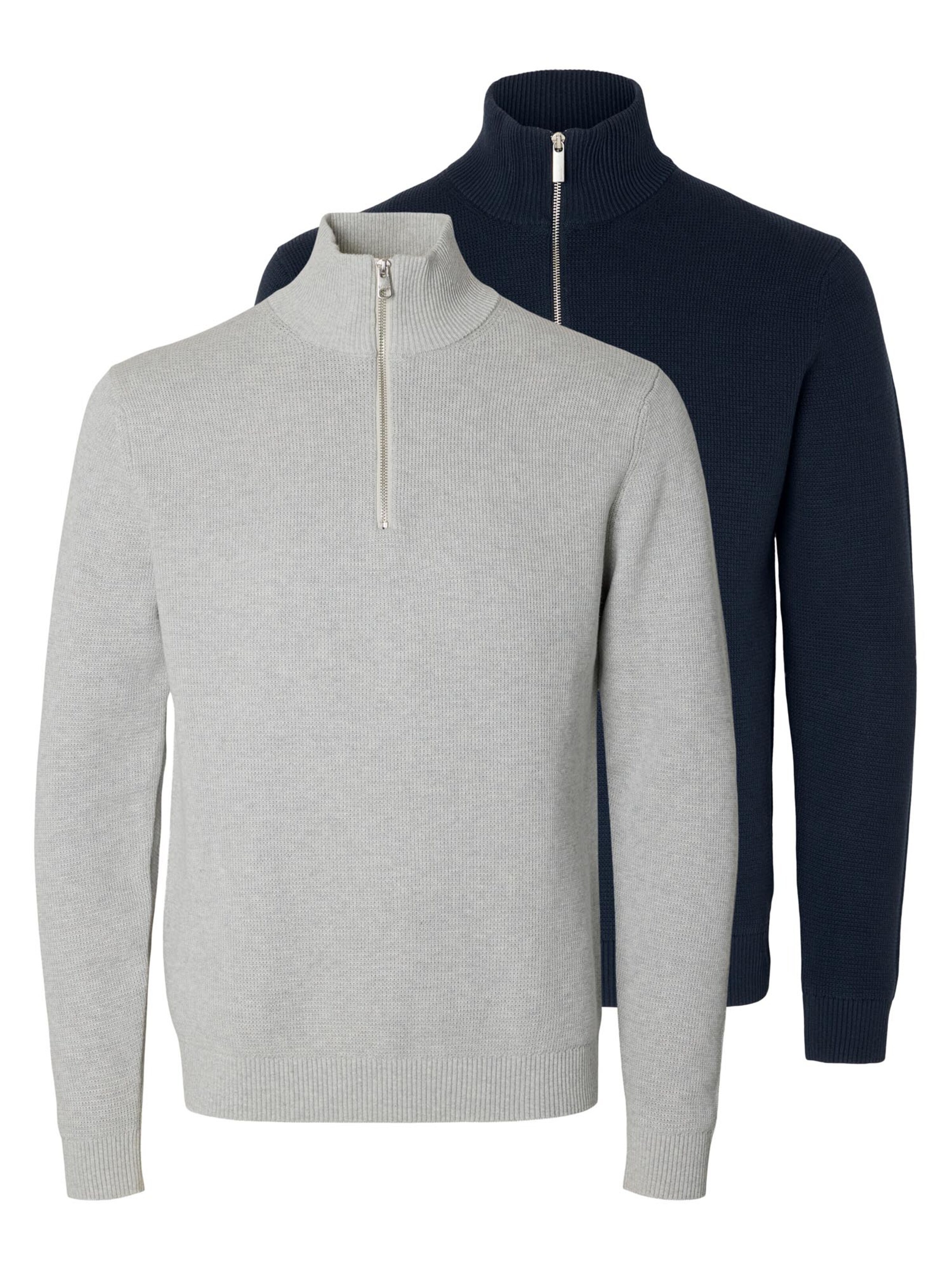 SELECTED Sweater 'Dane' in Grey: front