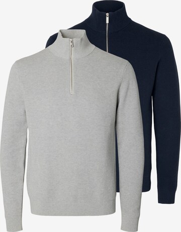 SELECTED Sweater 'Dane' in Grey: front