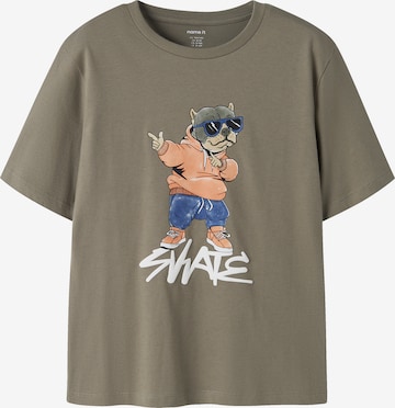 NAME IT - Camisola 'NKMNAEL' em verde: frente
