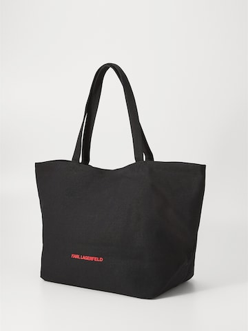 Karl Lagerfeld Ostoskassi 'HEARTS' värissä musta: takapuoli