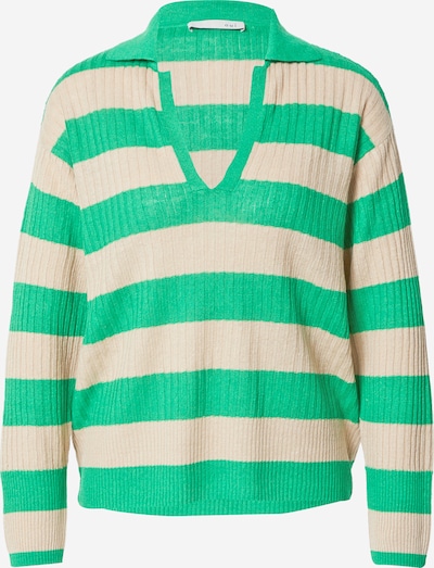 OUI Sweater in Beige / Green, Item view