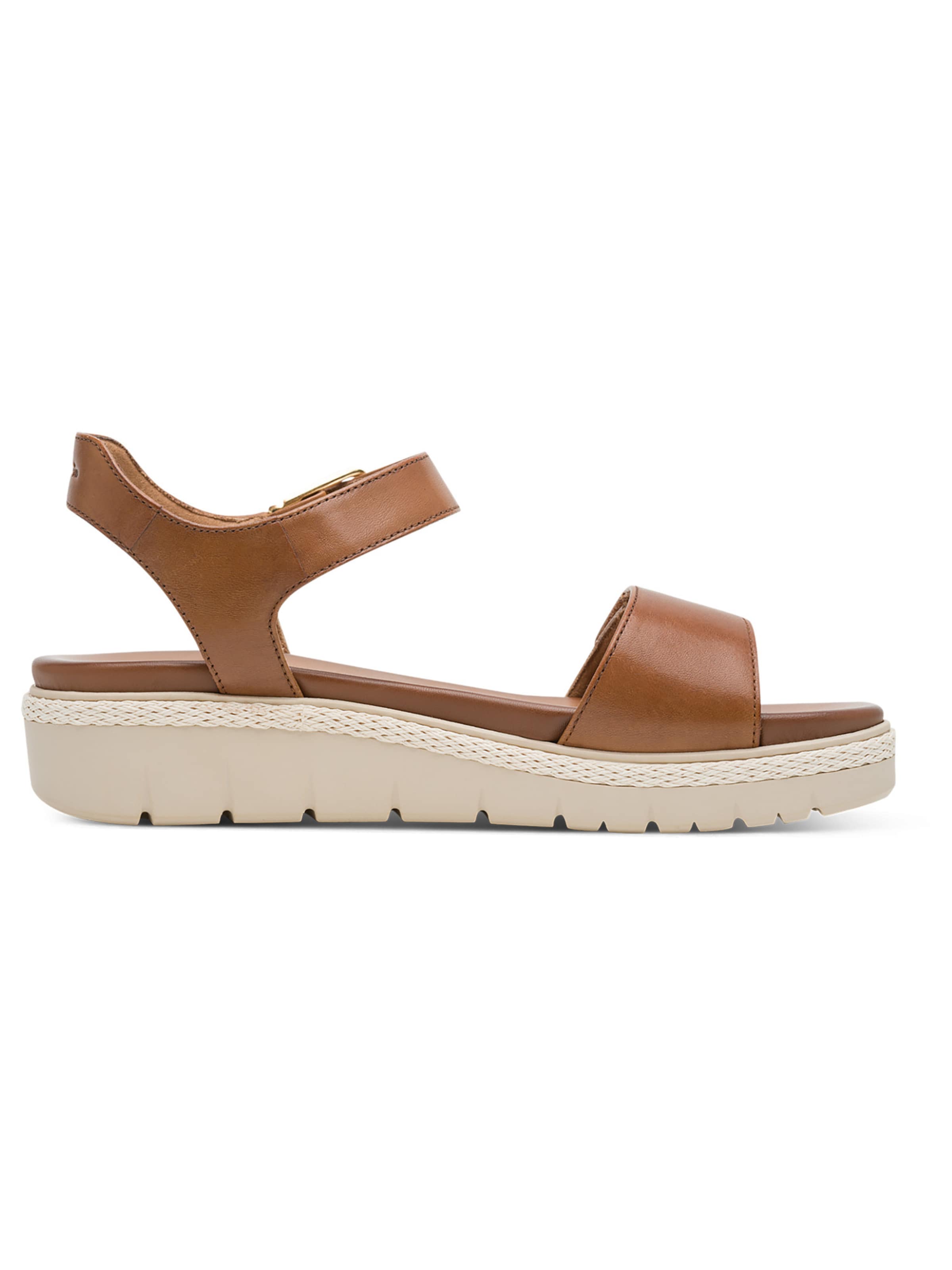 Tamaris Sandalen met riem in Bruin