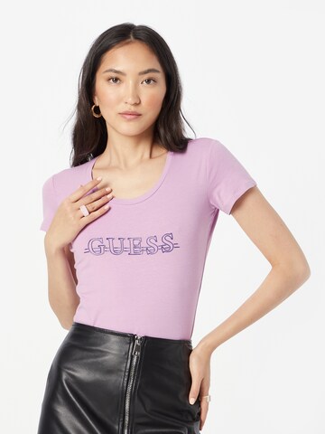 GUESS Shirt 'DAVINA' in Purple: front