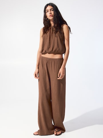 Pull&Bear Bluzka w kolorze brązowy