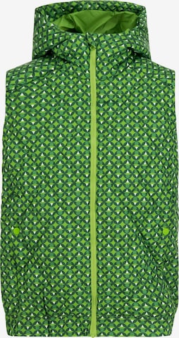 Blutsgeschwister Vest 'Luft und Liebe' in Green: front