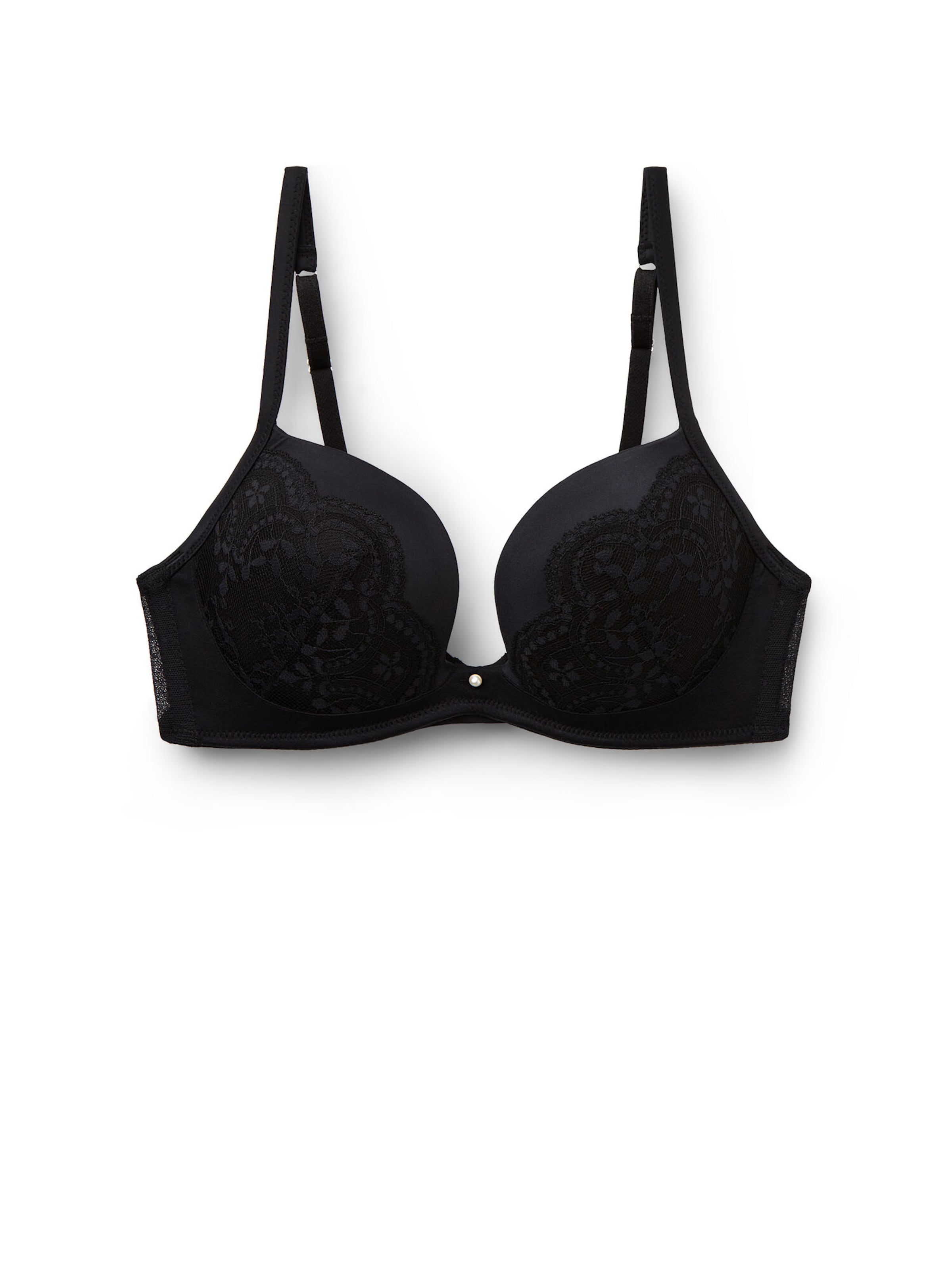 INTIMISSIMI Push-up BH 'La Vie En Rose' in Schwarz: Vorderseite