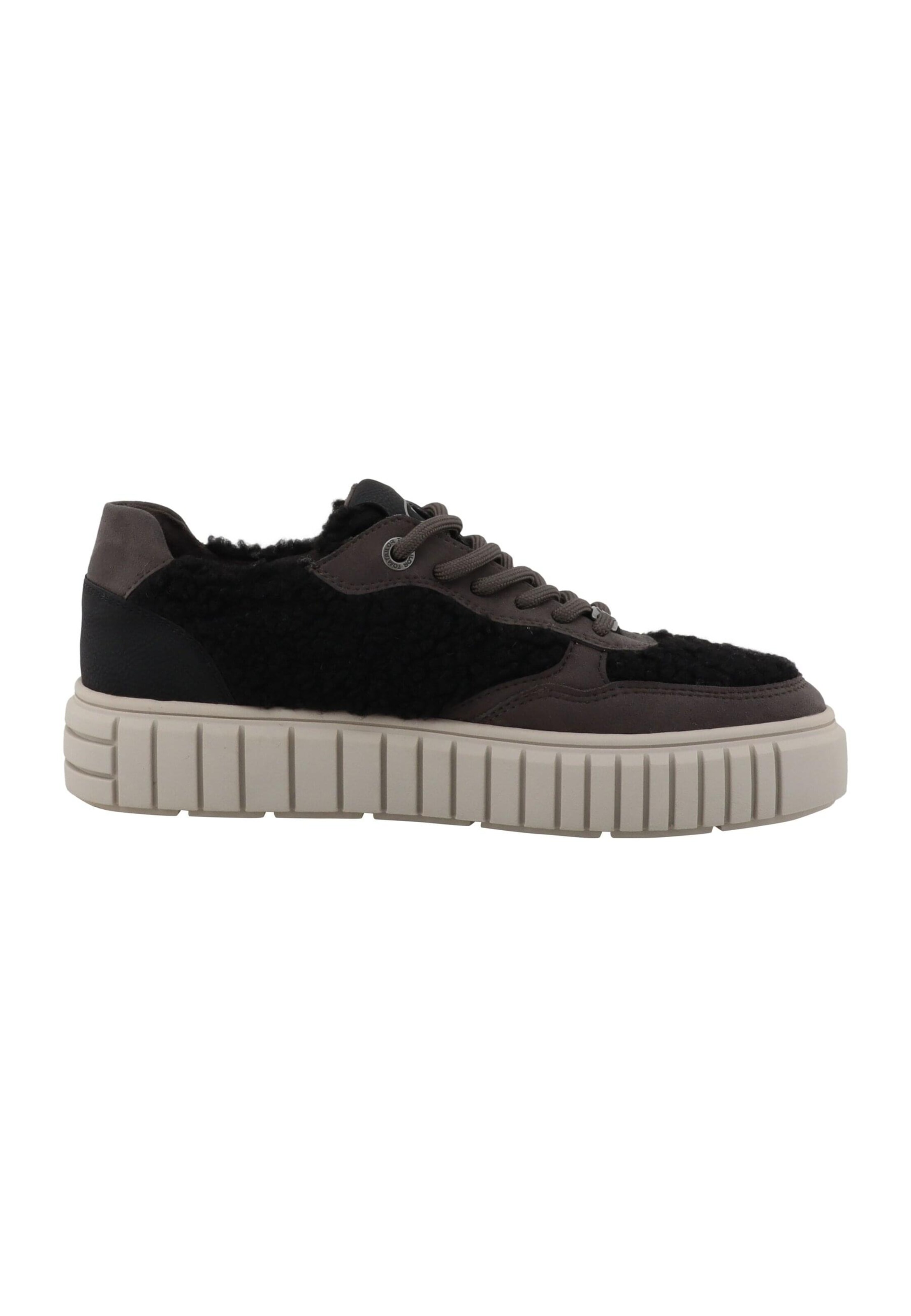 TOM TAILOR Sneakers laag in Zwart