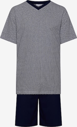 Pyjama court 'Shortama' Pastunette en bleu : devant