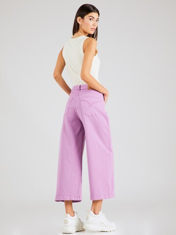 Blutsgeschwister Wide leg Jeans in Purple