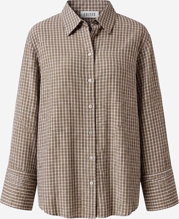 EDITED Bluse 'Juri ' in Beige: Vorderseite