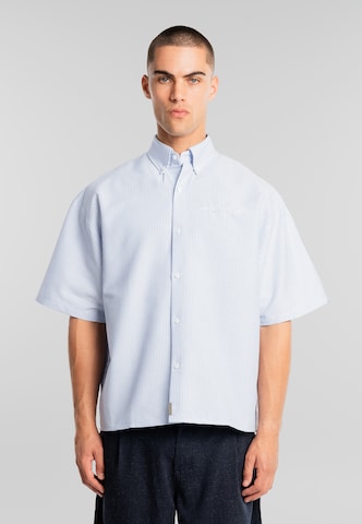 Another Cotton Lab Pohodlné nošení Košile – modrá: přední strana