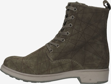 THINK! Lace-Up Ankle Boots in Green