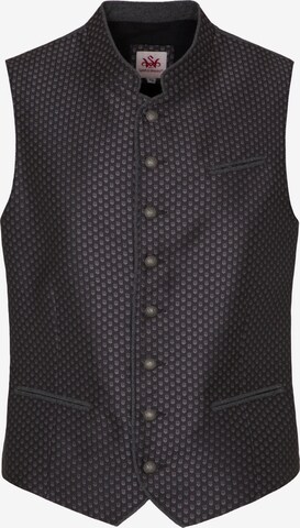 SPIETH & WENSKY Traditional Vest 'Danilo' in Grey: front