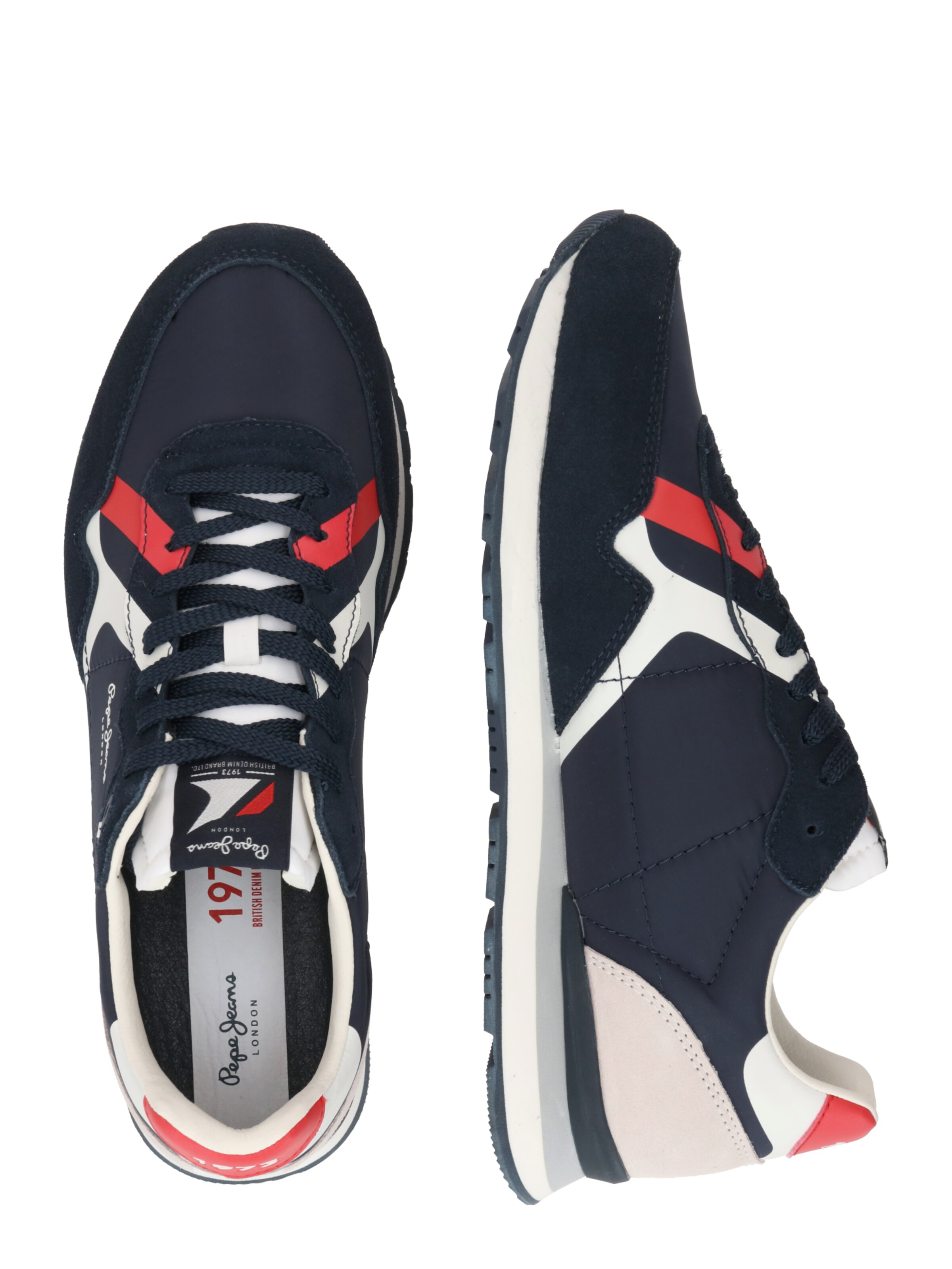 Baskets basses 'Brit Road' Pepe Jeans en bleu