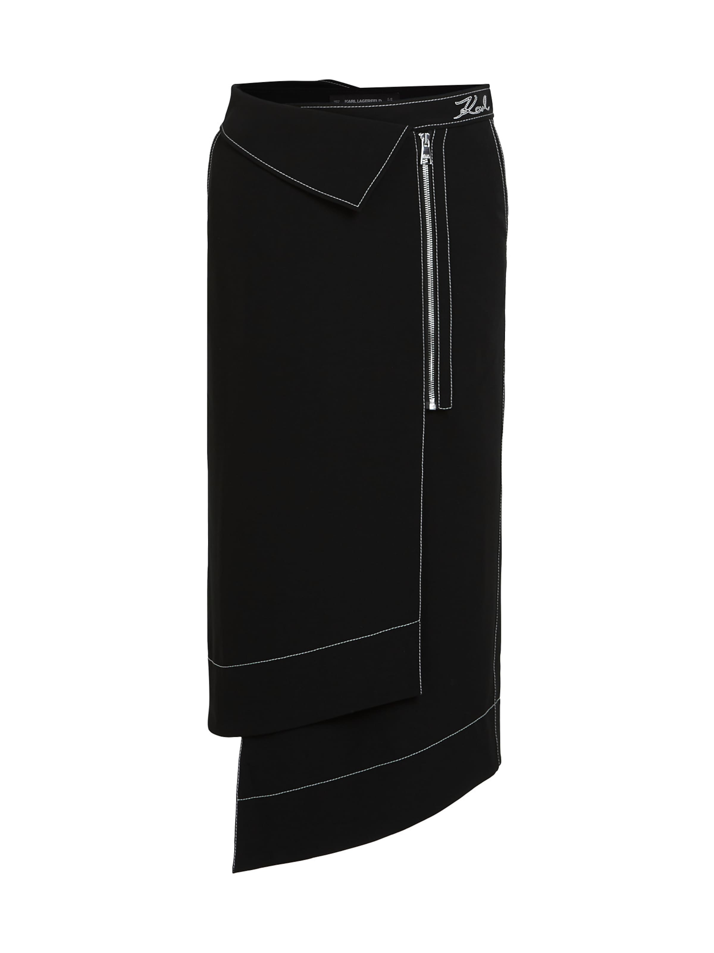 Karl Lagerfeld Sukňa - Čierna: predná strana