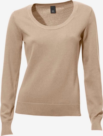 Pull-over heine en beige : devant