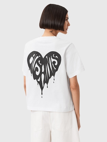 AllSaints - Camisa 'TRIP LISA' em branco: frente