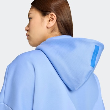 ADIDAS SPORTSWEAR Athletic Zip-Up Hoodie 'Z.N.E.' in Blue