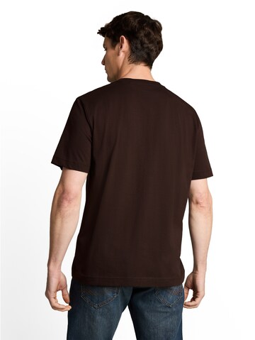 TOM TAILOR T-Shirt in Braun