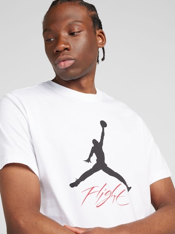 T-Shirt 'JUMPMAN FLIGHT' Jordan en blanc