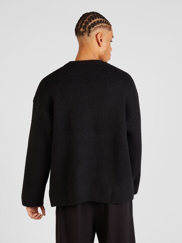 WEEKDAY Pullover 'Teo' in Schwarz