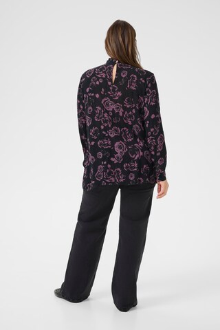 KAFFE CURVE Blouse in Black
