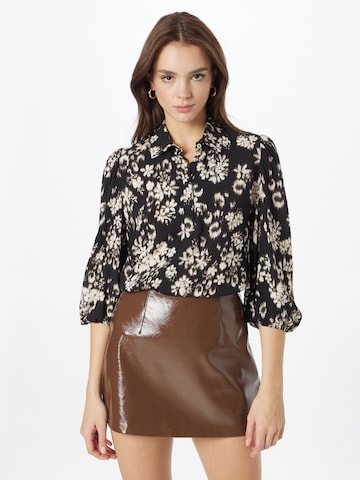 Claire Blouse 'Rima' in Black: front