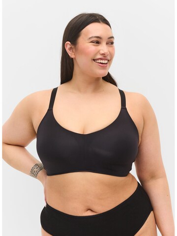 Triangle Soutien-gorge 'LKANU' Devoted by Zizzi en noir : devant