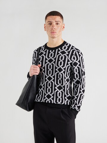 Pull-over 'Souvawn' HUGO en noir : devant