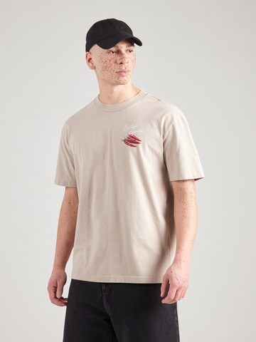 T-Shirt HOLLISTER en marron