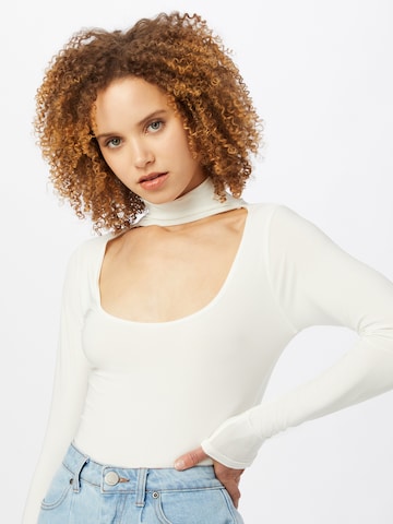 T-shirt 'Allie' Femme Luxe en blanc : devant