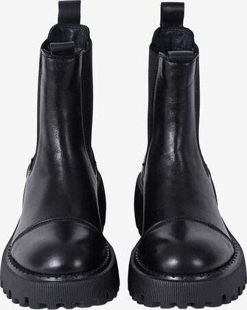 Apple of Eden Chelsea boots 'FLO' in Zwart