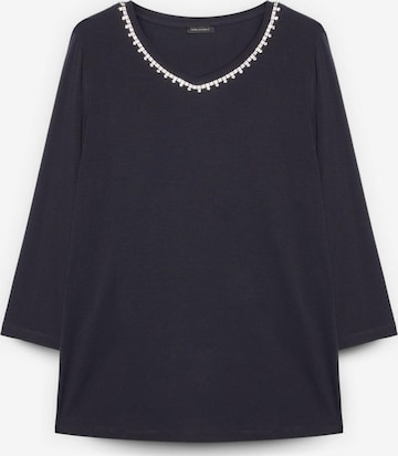 Fiorella Rubino - Camiseta en azul: frente