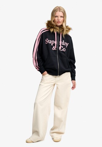 Superdry & Co Sweatvest in Blauw