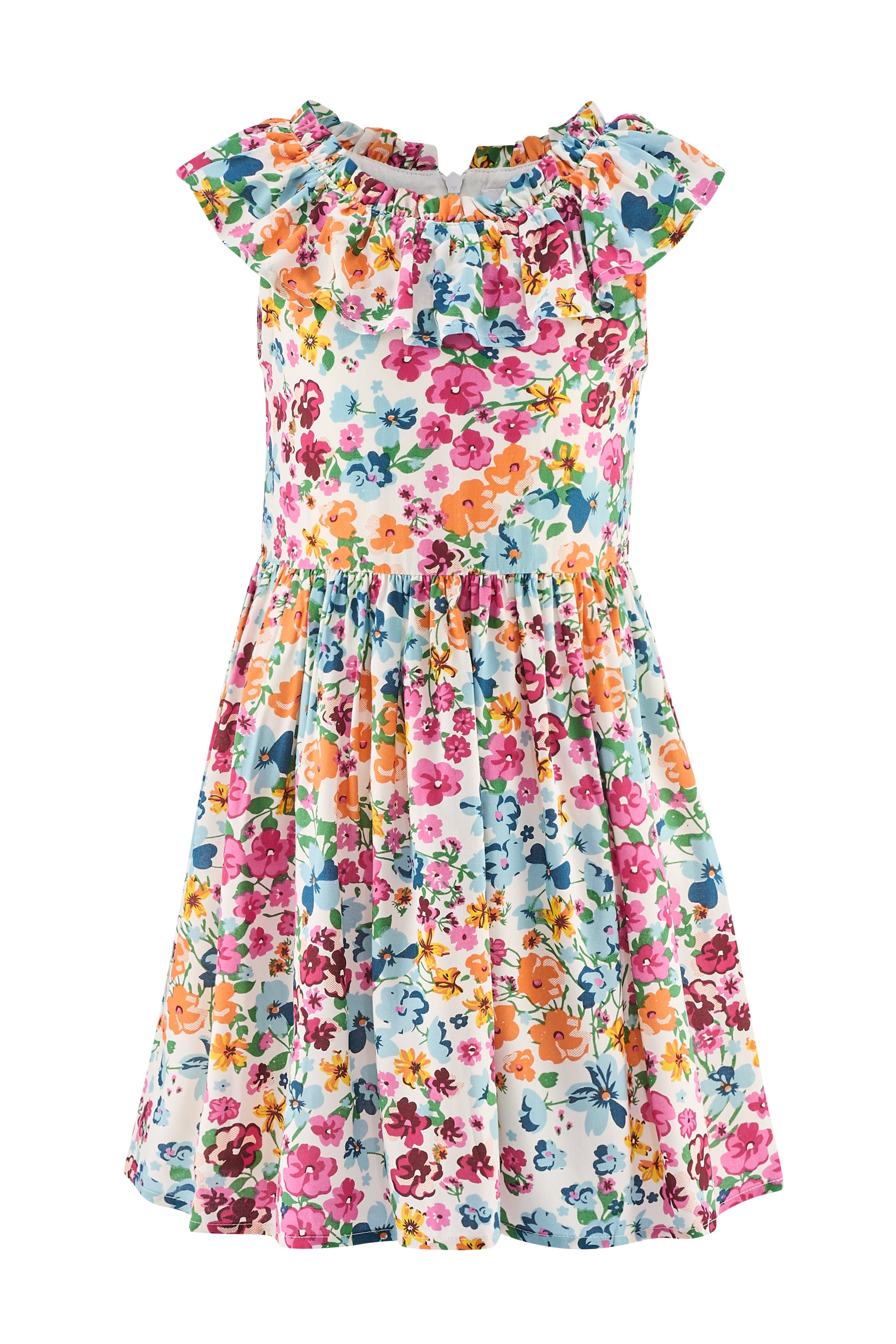happy girls - Vestido em mistura de cores: frente