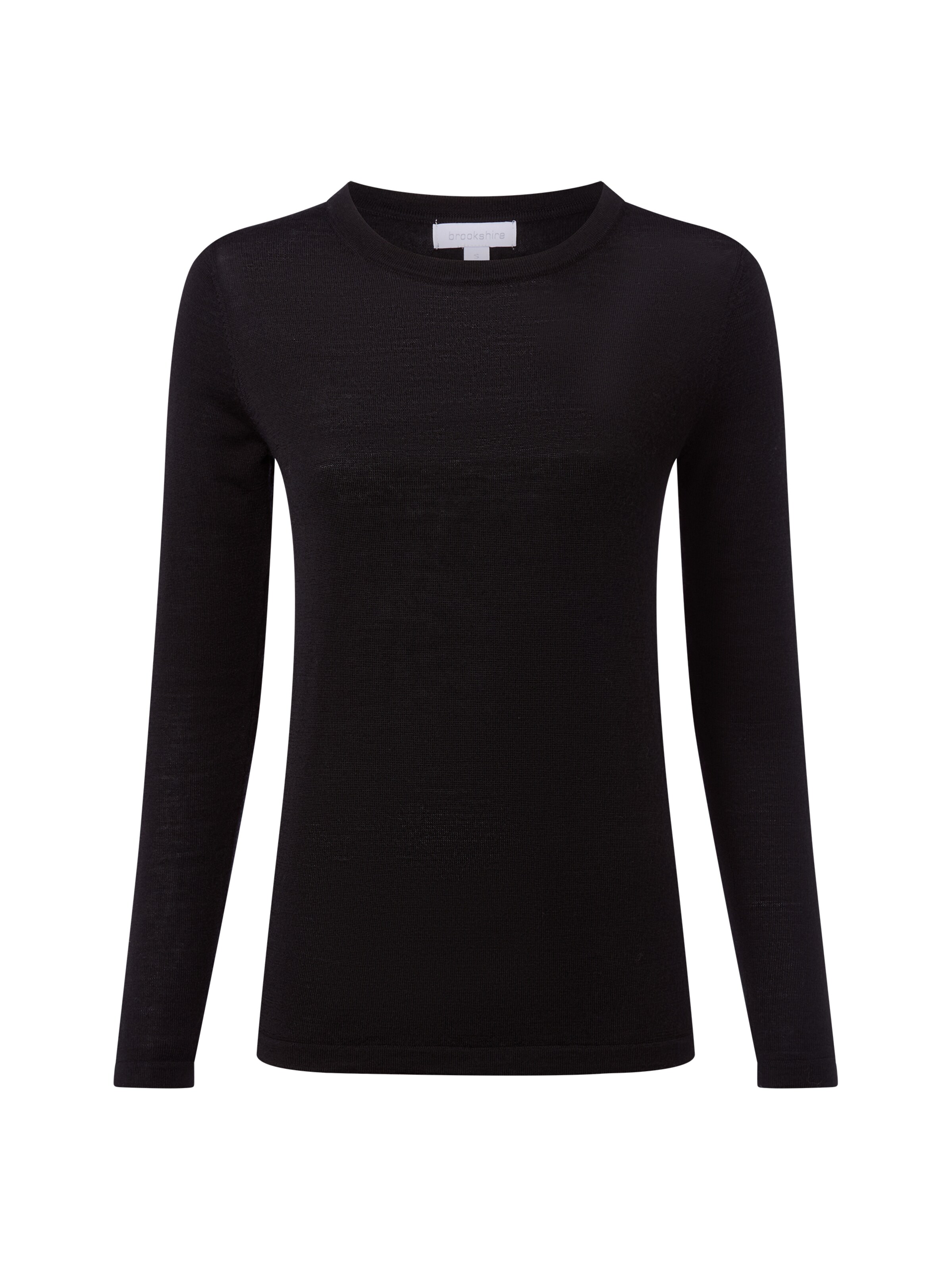 Brookshire Sweater in Black: front