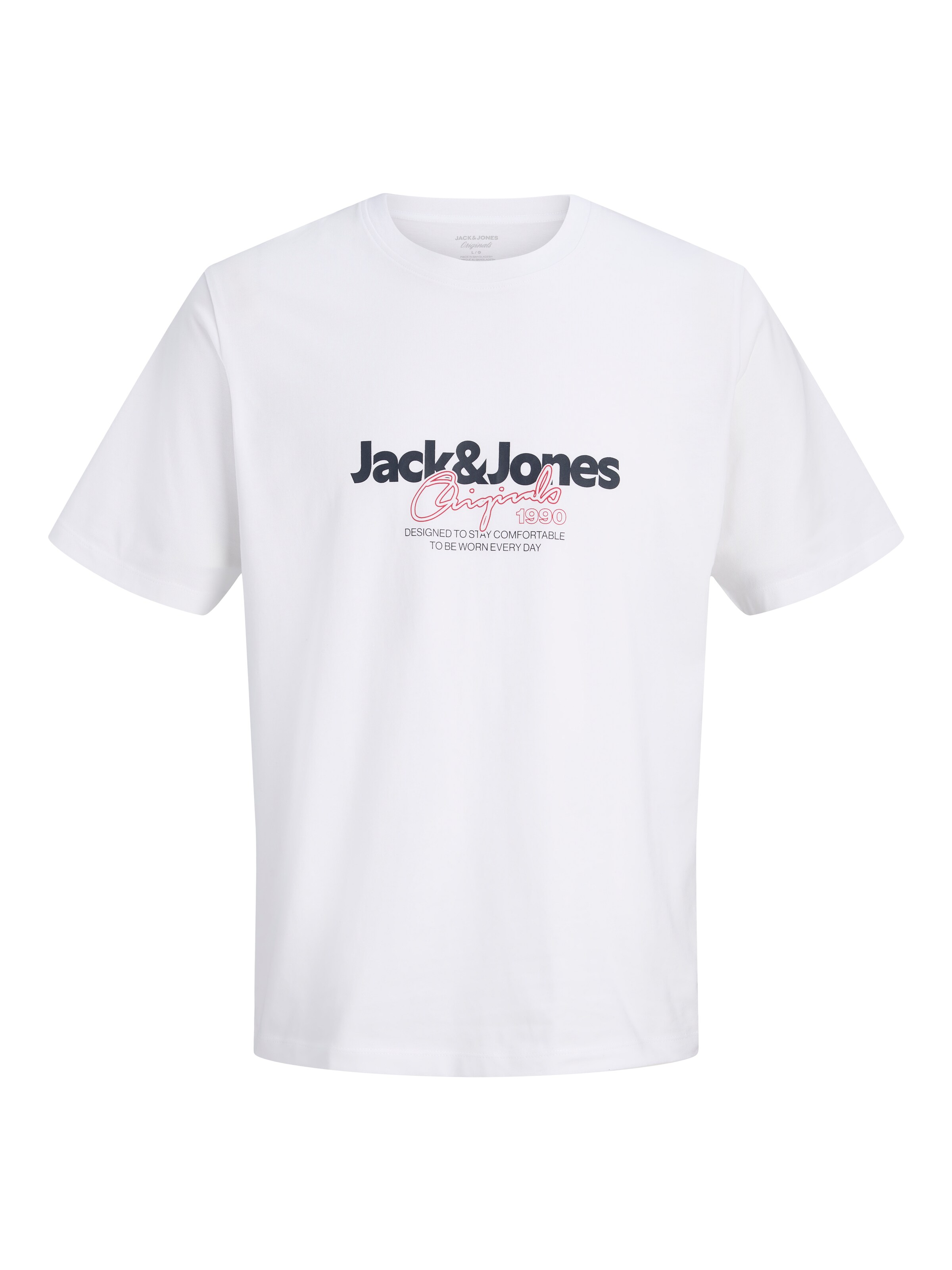 JACK & JONES T-Shirt in Weiß: Vorderseite