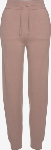 VIVANCE Regular Bundfaltenhose in Pink: predná strana