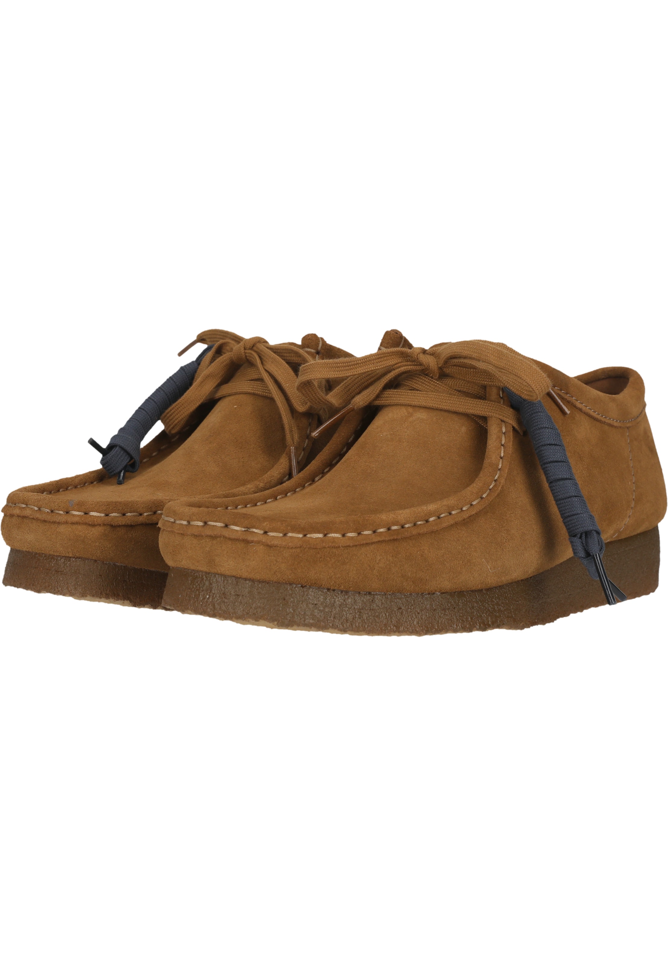 CLARKS Mokassin 'Wallabee' in Braun