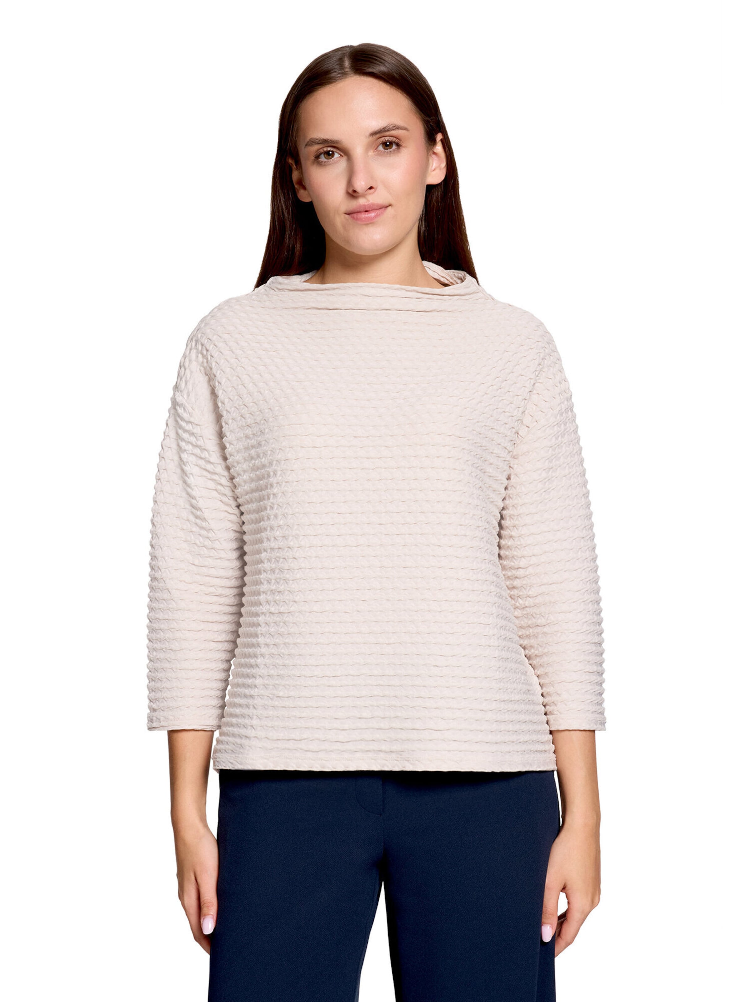 Sweat-shirt Betty Barclay en beige : devant