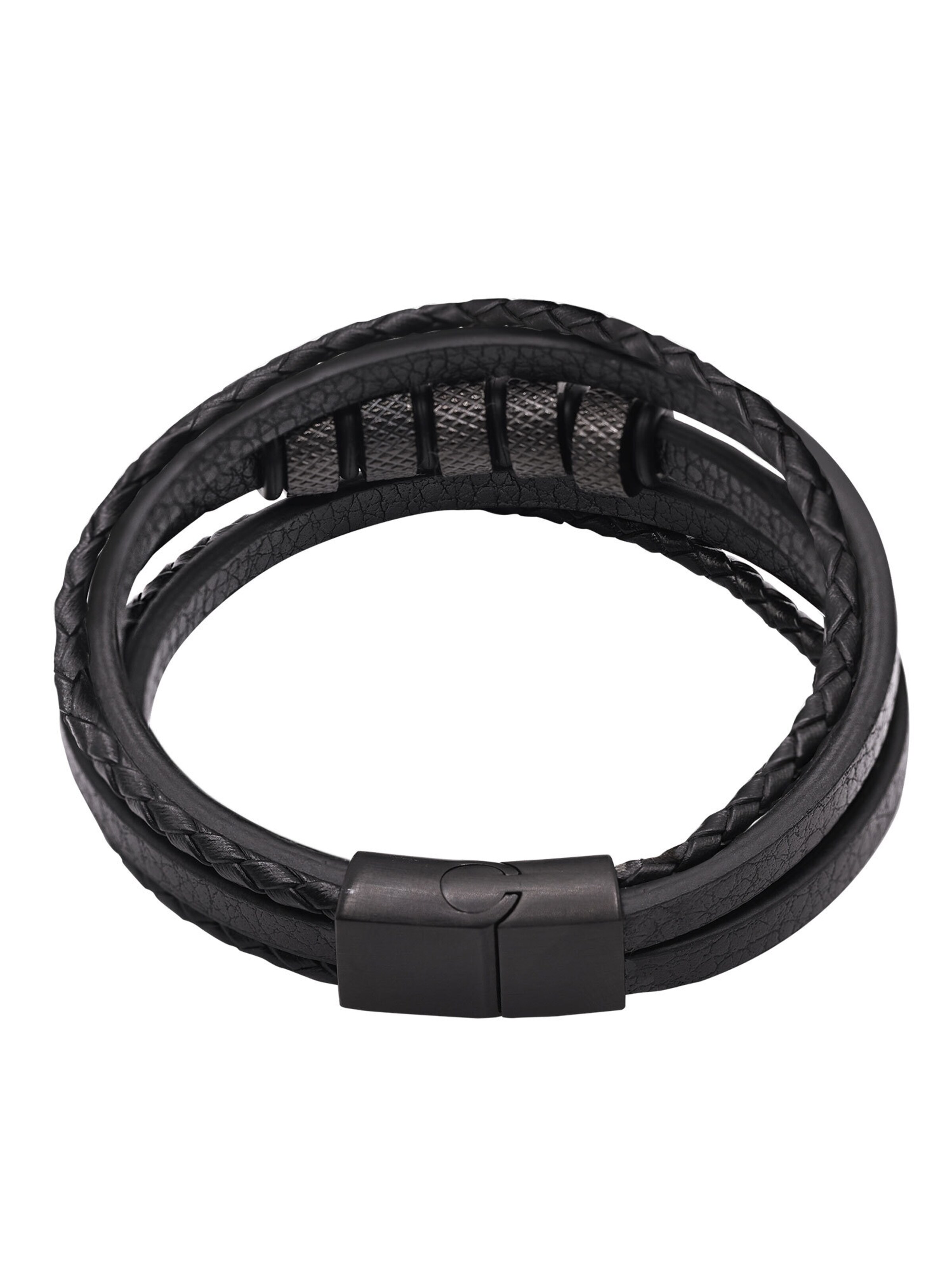 Heideman Armband 'Casper' in Schwarz